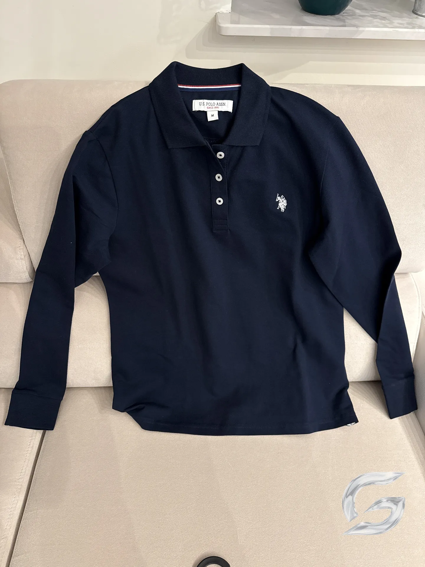 U.S. Polo Assn. Koszulka polo z długim rękawem